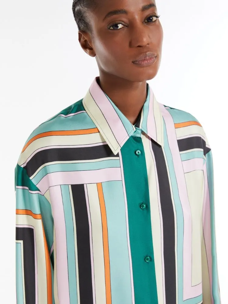 FORMIA - PRINTED SILK TWILL SHIRT sold by Lord & Taylor product image thumbnail 5