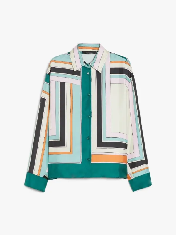 FORMIA - PRINTED SILK TWILL SHIRT sold by Lord & Taylor