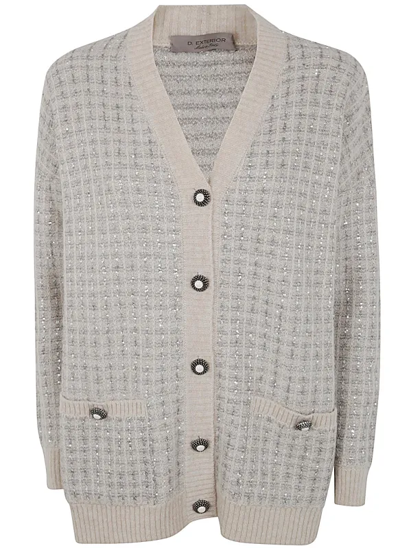 CHECK CRYSTALS CARDIGAN sold by Lord & Taylor