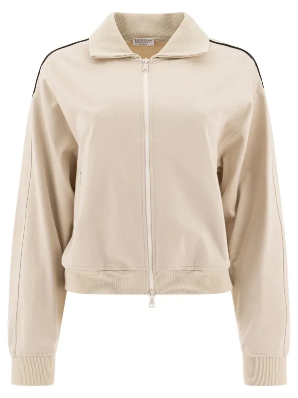 MONILI EMBELLISHED TRACK JACKET sold by Lord & Taylor