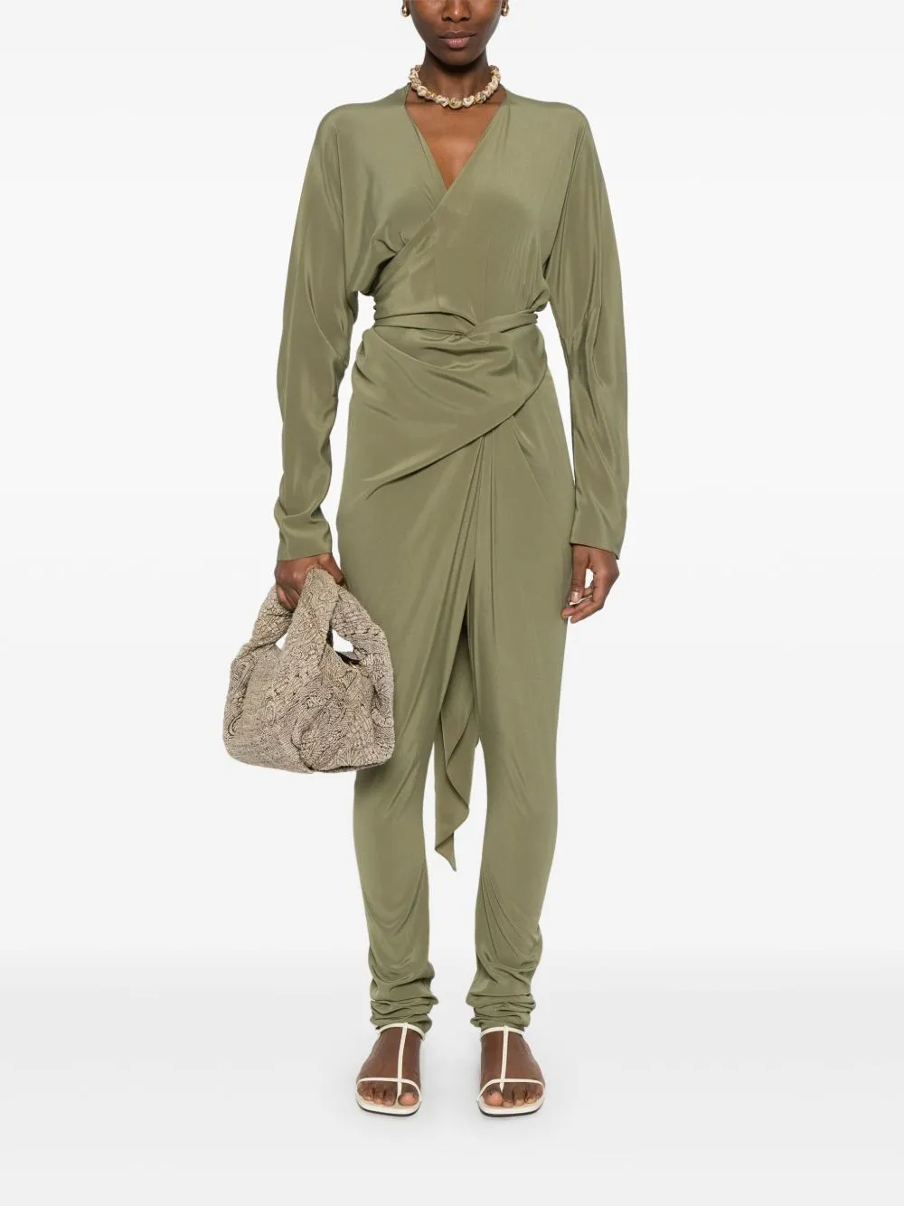 SERP SILK JUMPSUIT sold by Lord & Taylor product image thumbnail 3
