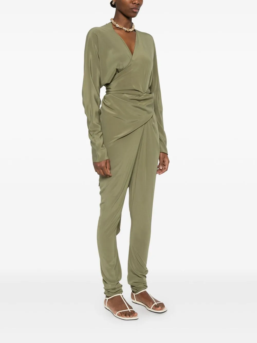 SERP SILK JUMPSUIT sold by Lord & Taylor product image thumbnail 5