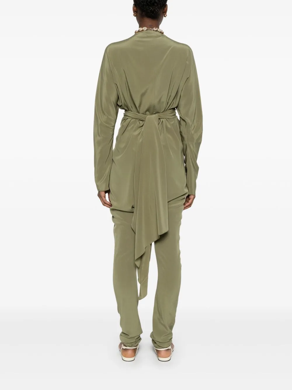 SERP SILK JUMPSUIT sold by Lord & Taylor product image thumbnail 4