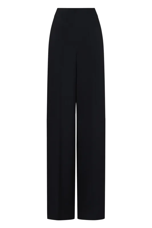 CREPE WIDE-LEG TROUSERS sold by Lord & Taylor
