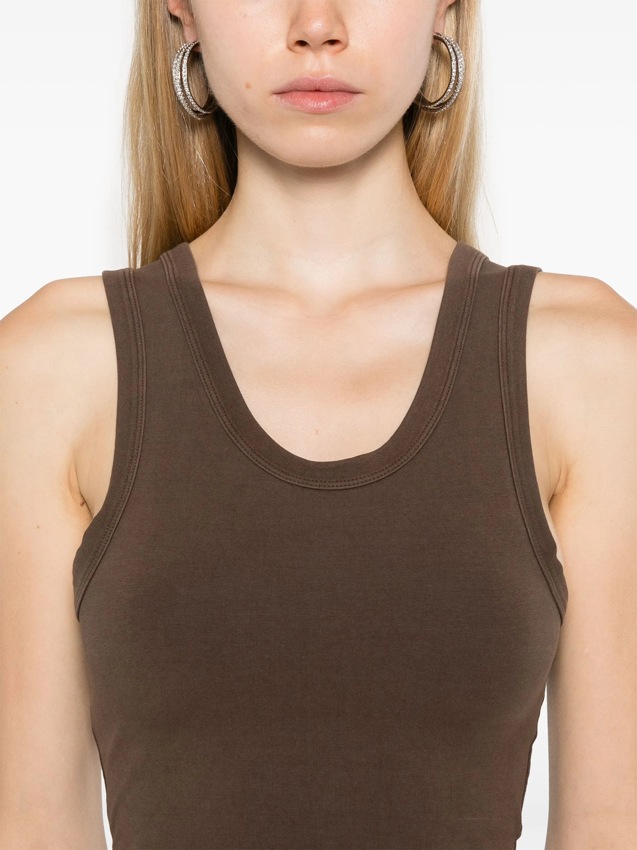 CROPPED TANK sold by Lord & Taylor product image thumbnail 4