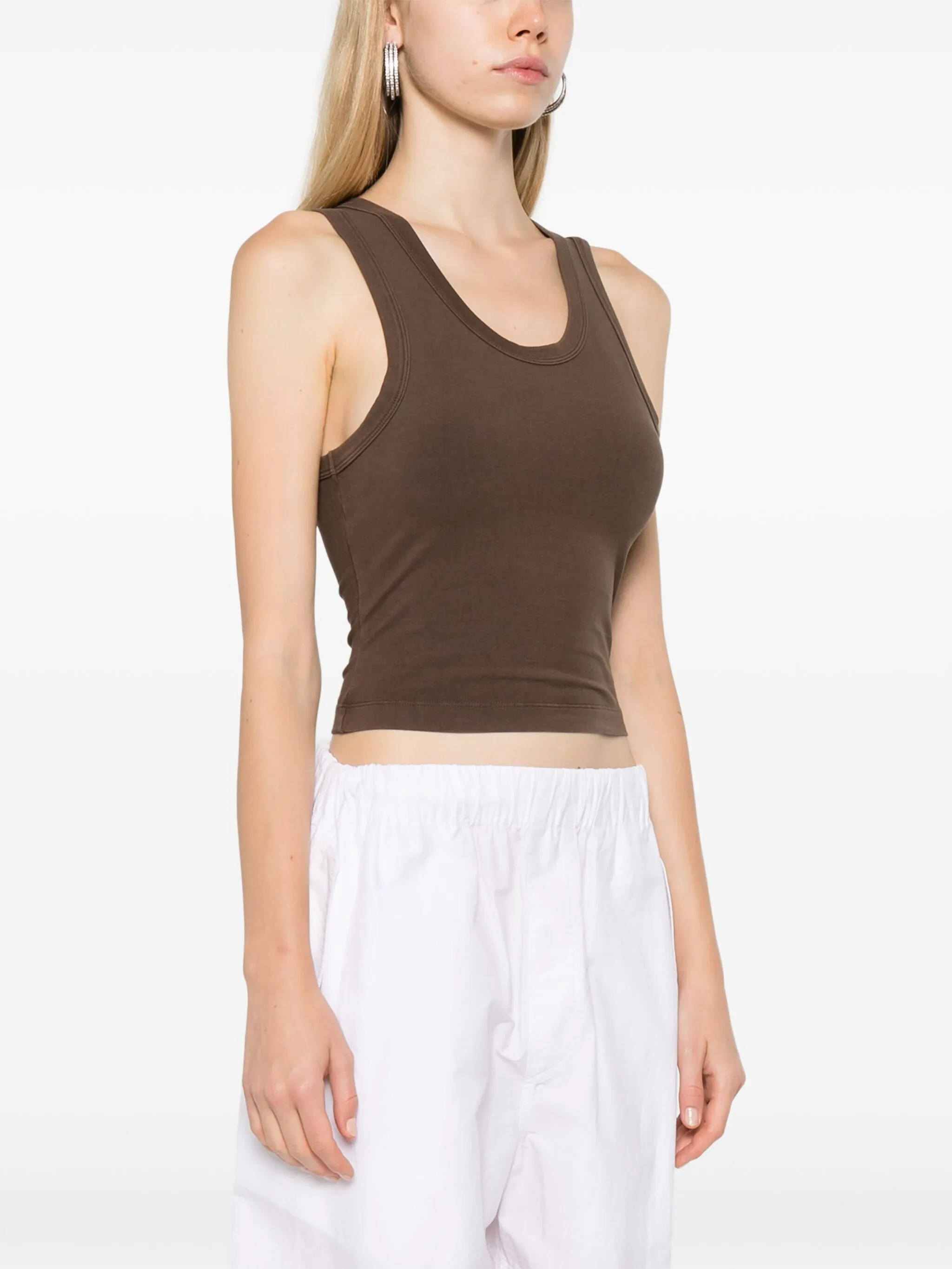 CROPPED TANK sold by Lord & Taylor product image thumbnail 5