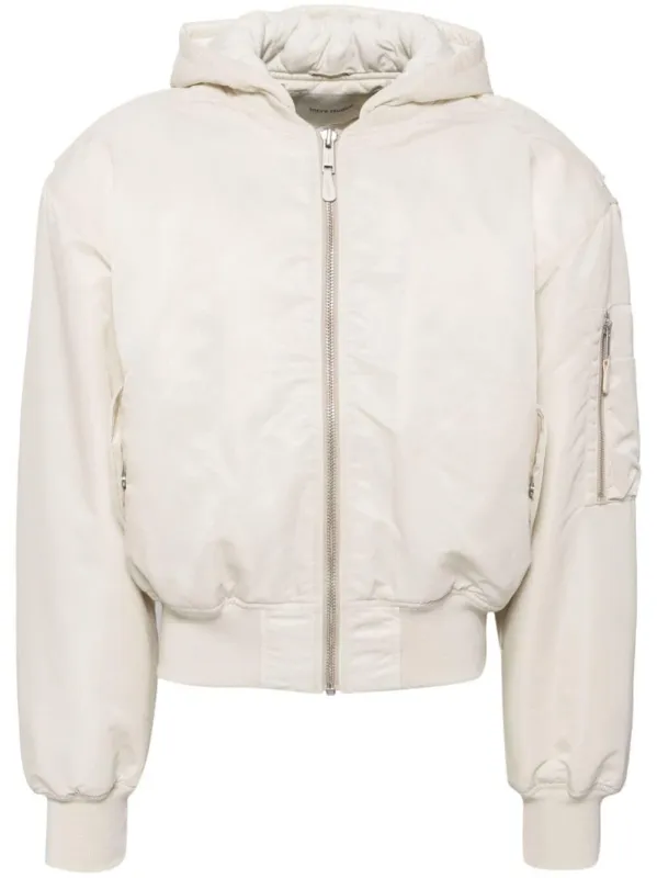 HOODED BROAD BOMBER sold by Lord & Taylor