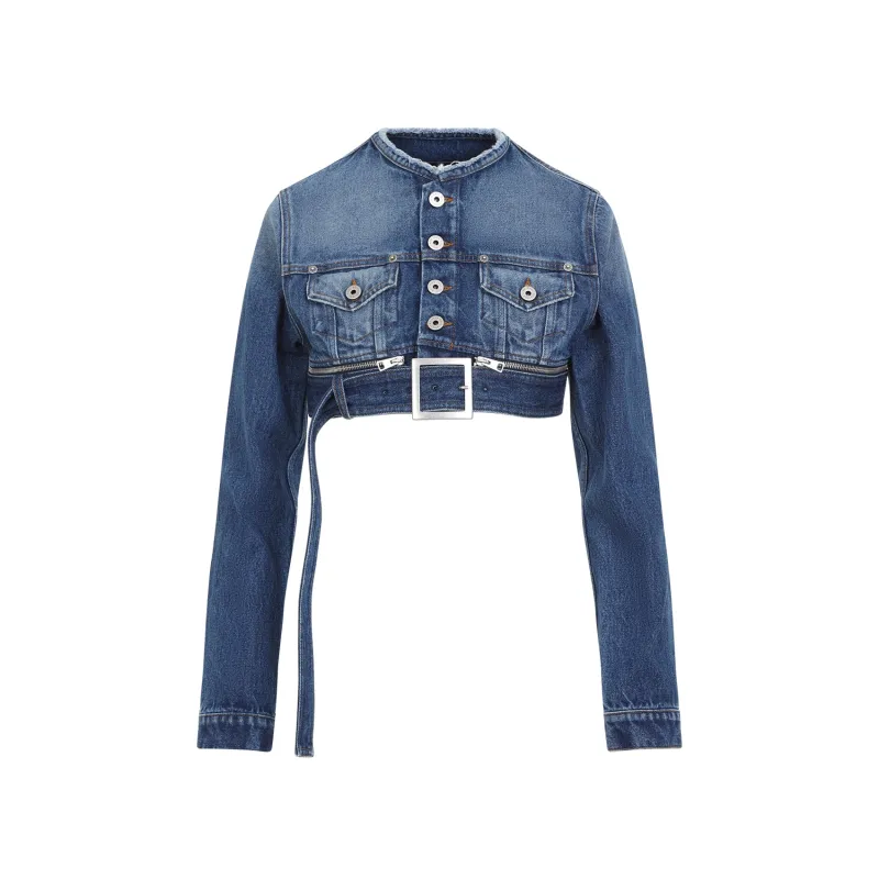 SUPER CROPPED DENIM JACKET sold by Lord & Taylor