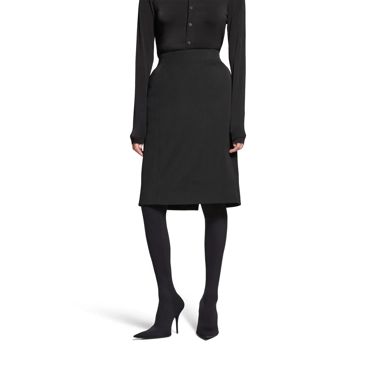 BLACK HOURGLASS MIDI SKIRT sold by Lord & Taylor product image thumbnail 3