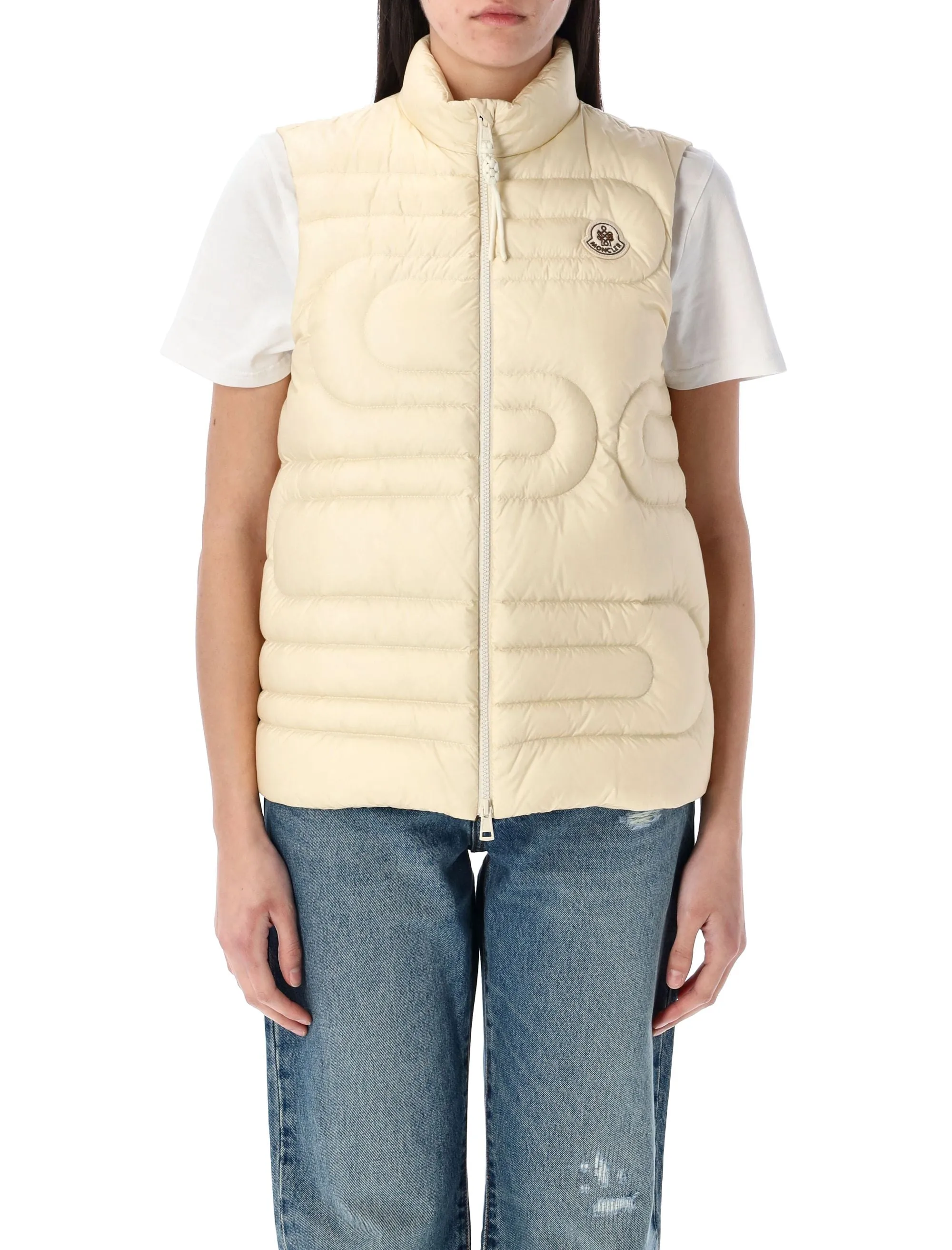 XIHU SNAKE-QUILTED DOWN GILET sold by Lord & Taylor