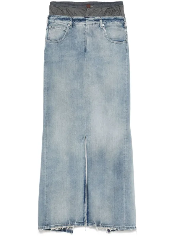 DENIM COTTON MAXI SKIRT sold by Lord & Taylor