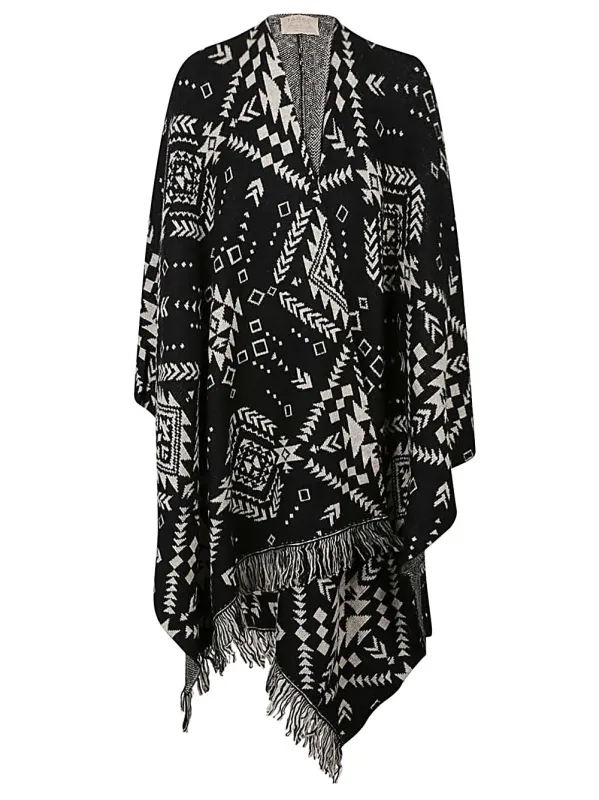ETHNIC PRINT JACQUARD CARDIGAN sold by Lord & Taylor