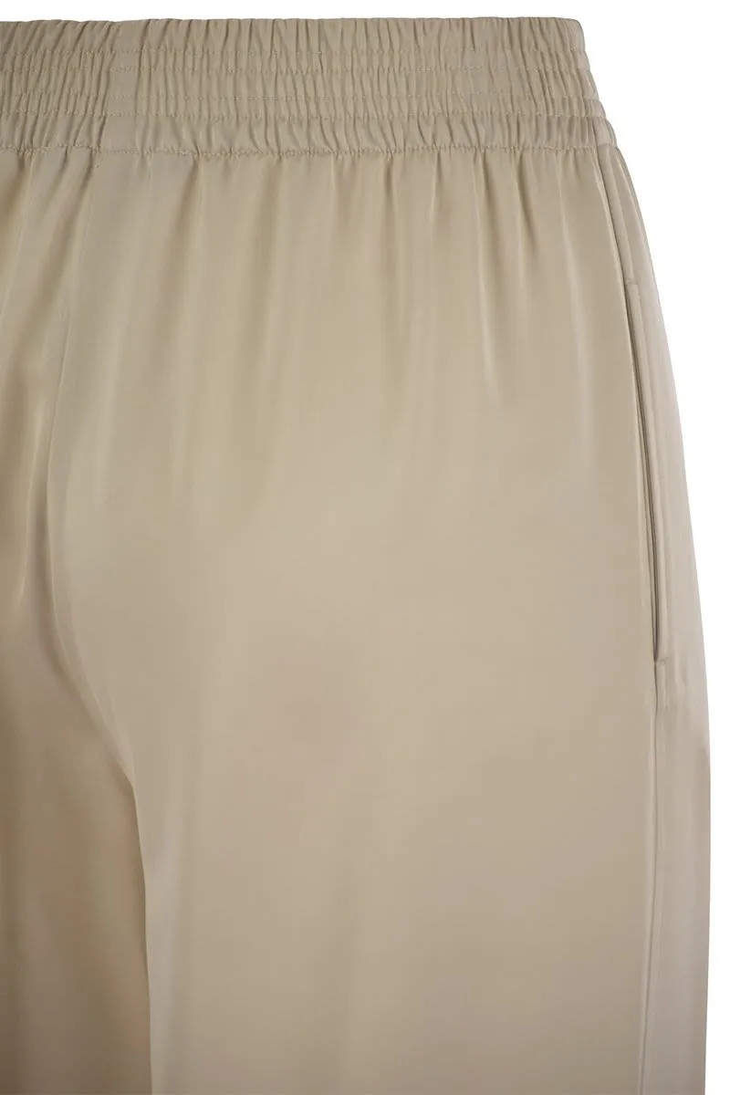 WIDE VISCOSE JOGGING TROUSERS sold by Lord & Taylor product image thumbnail 4