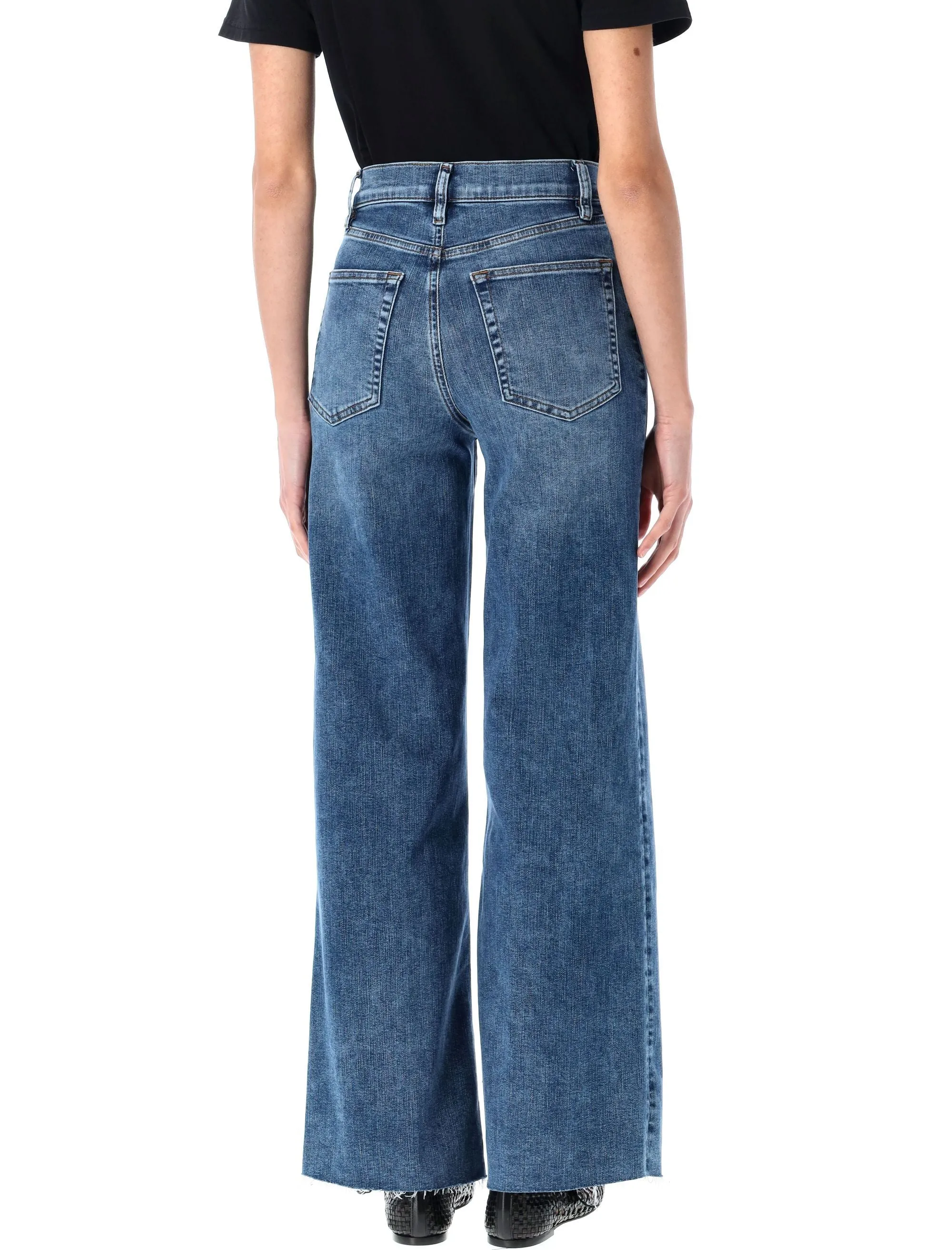 LE SLIM PALAZZO RAW HEM JEANS sold by Lord & Taylor product image thumbnail 2