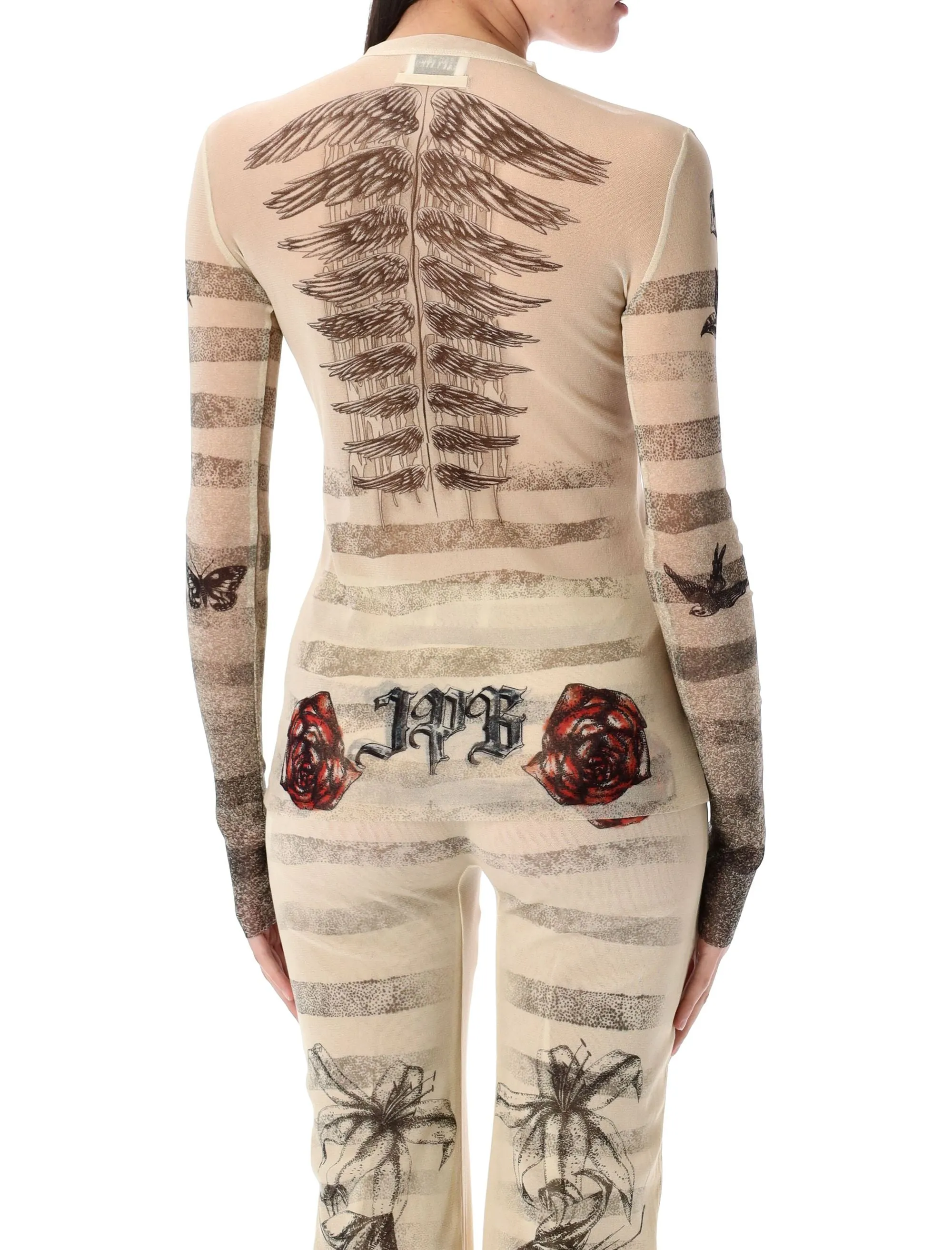 MESH TATOO MARINER TOP sold by Lord & Taylor product image thumbnail 2