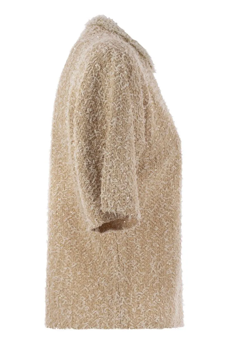 TWEED-EFFECT CREW-NECK T-SHIRT sold by Lord & Taylor product image thumbnail 3