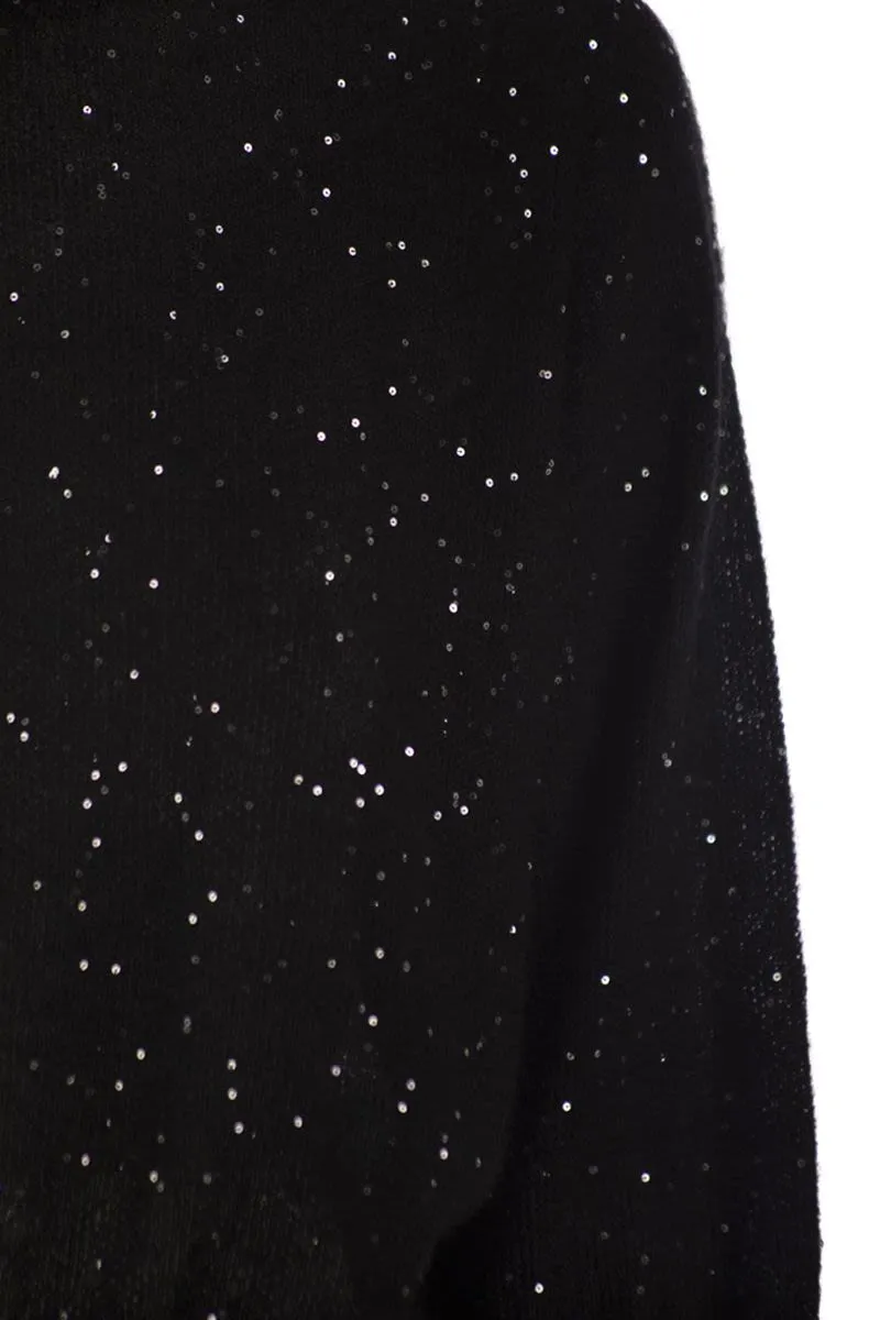 MOHAIR SWEATER WITH MICRO SEQUINS sold by Lord & Taylor product image thumbnail 4