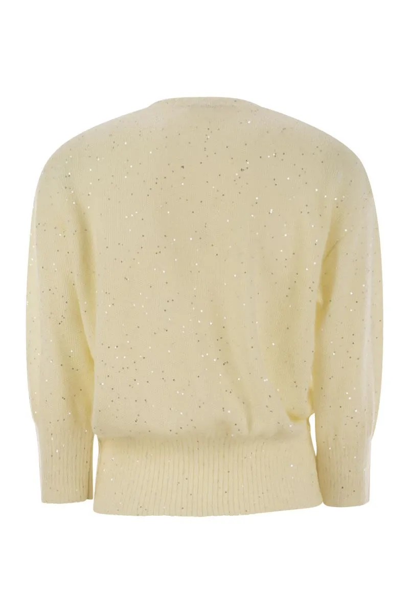 MOHAIR SWEATER WITH MICRO SEQUINS sold by Lord & Taylor product image thumbnail 2