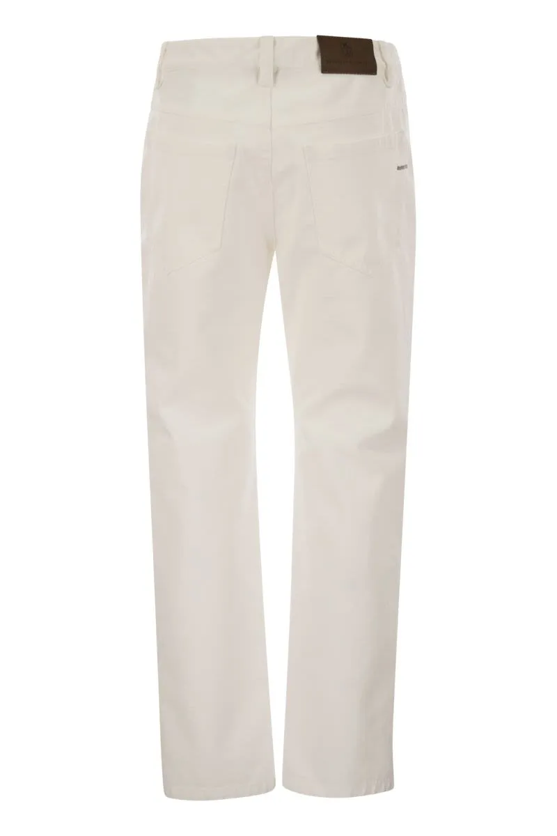 COTTON 5-POCKET TROUSERS sold by Lord & Taylor product image thumbnail 2