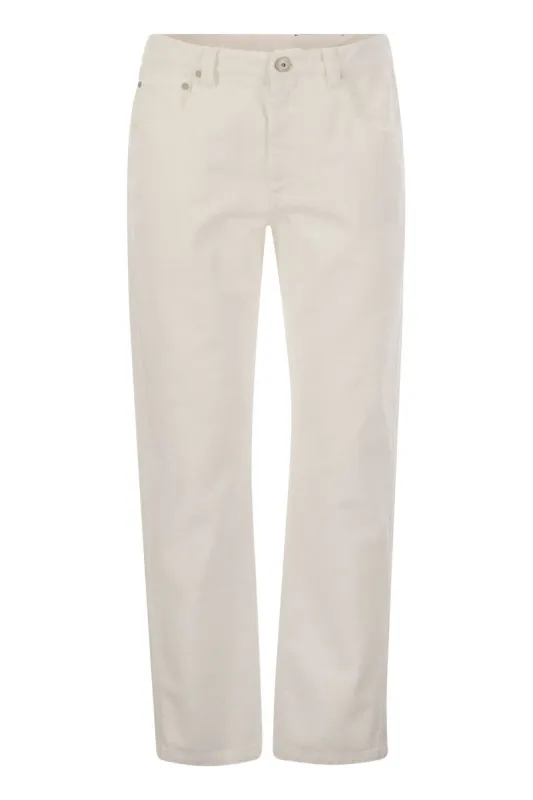 COTTON 5-POCKET TROUSERS sold by Lord & Taylor