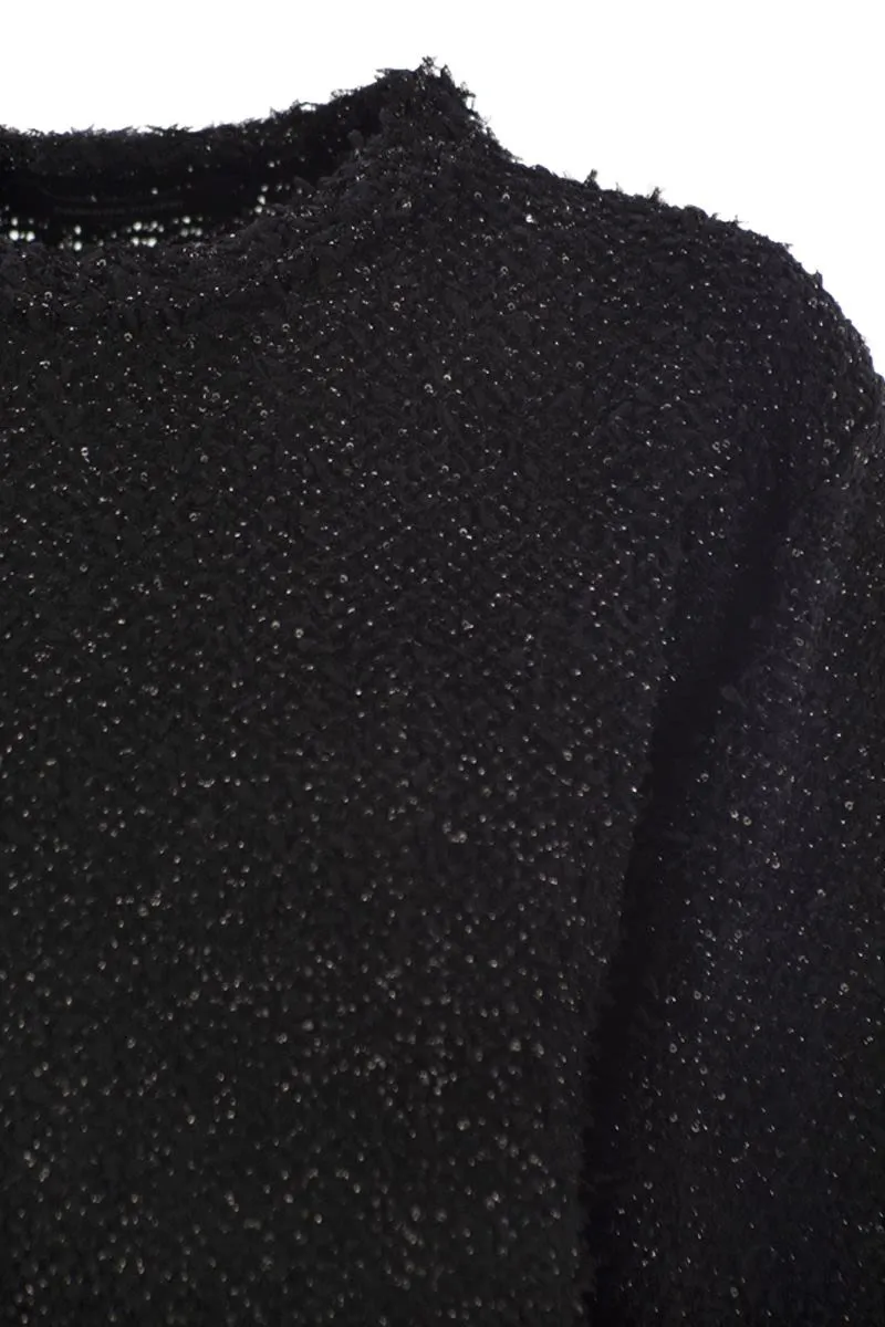 TWEED-EFFECT CREW-NECK T-SHIRT sold by Lord & Taylor product image thumbnail 4