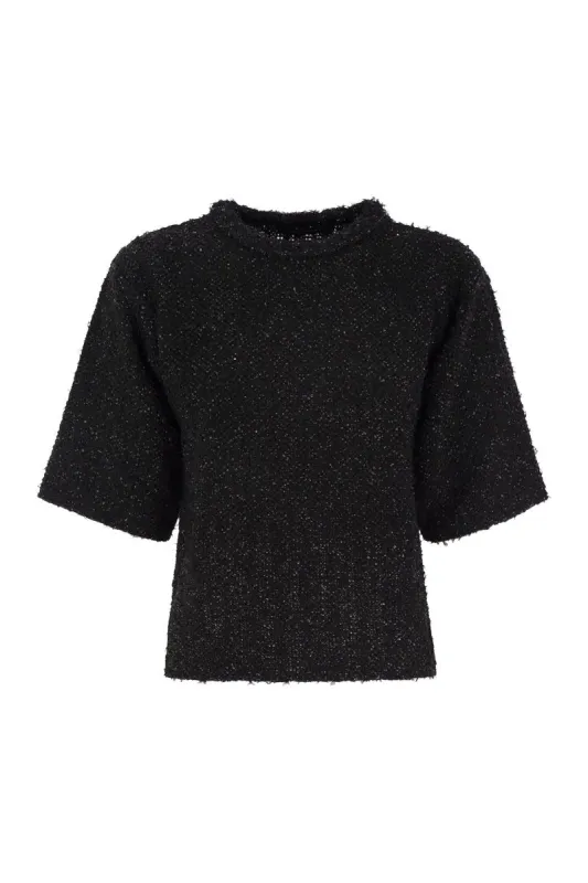 TWEED-EFFECT CREW-NECK T-SHIRT sold by Lord & Taylor