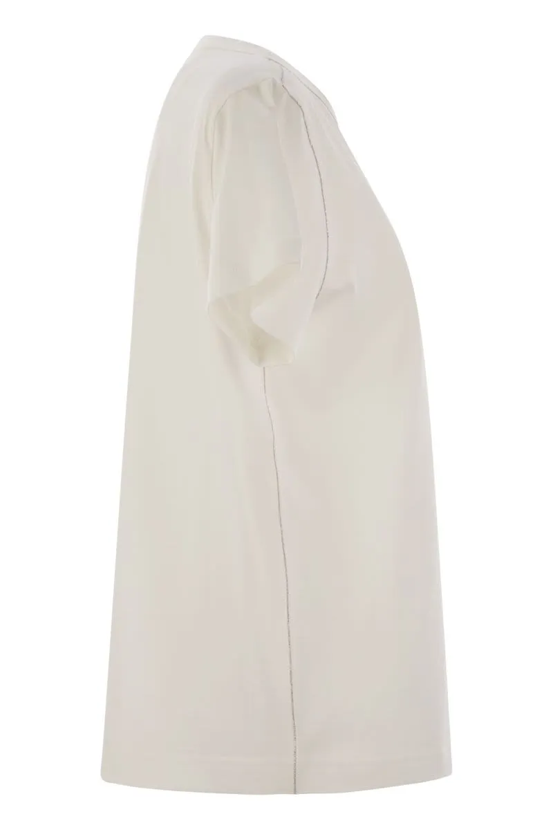 T-SHIRT IN JERSEY sold by Lord & Taylor product image thumbnail 3