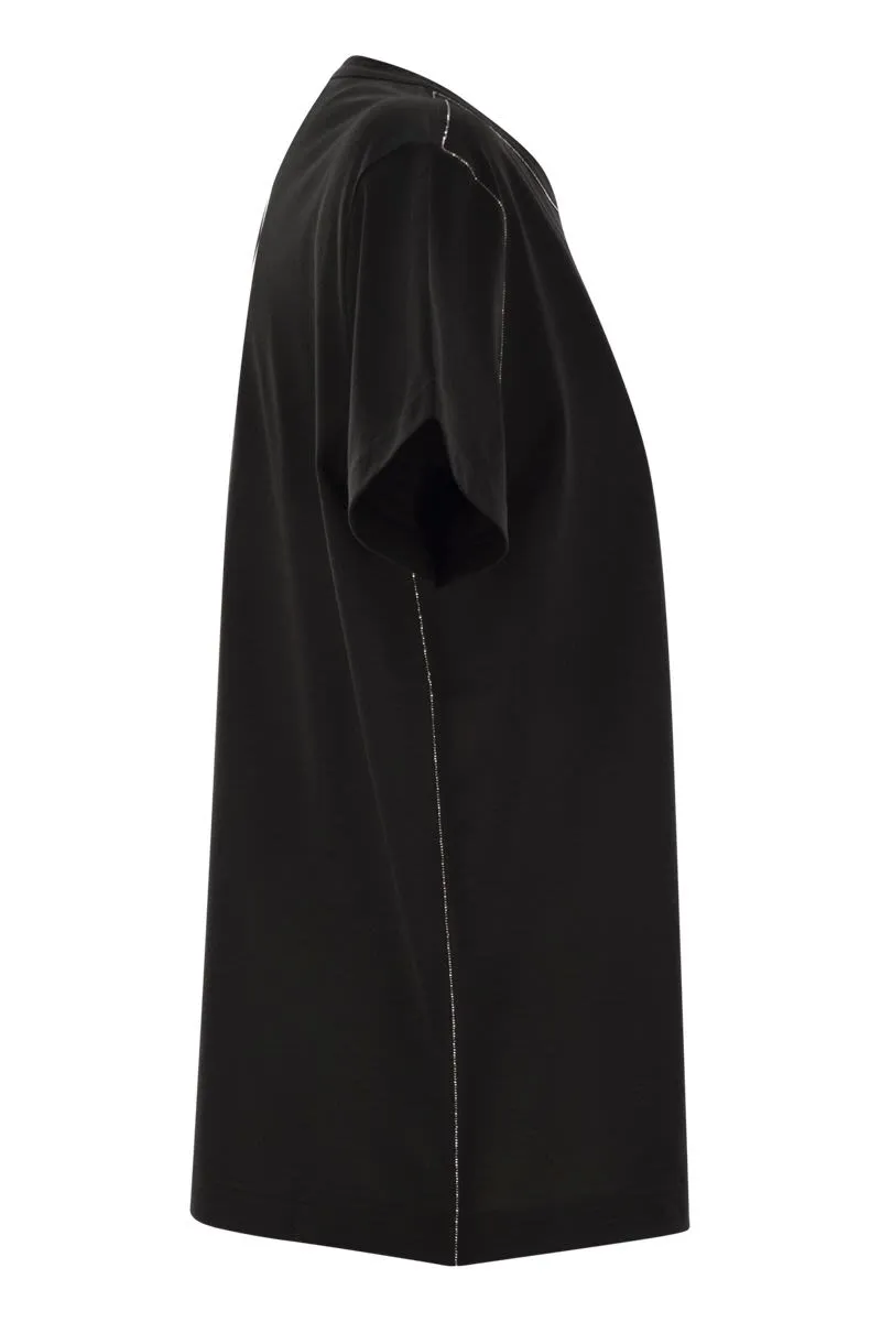 T-SHIRT IN JERSEY sold by Lord & Taylor product image thumbnail 3