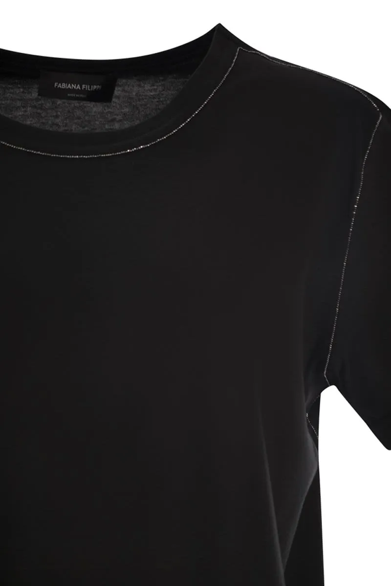 T-SHIRT IN JERSEY sold by Lord & Taylor product image thumbnail 4