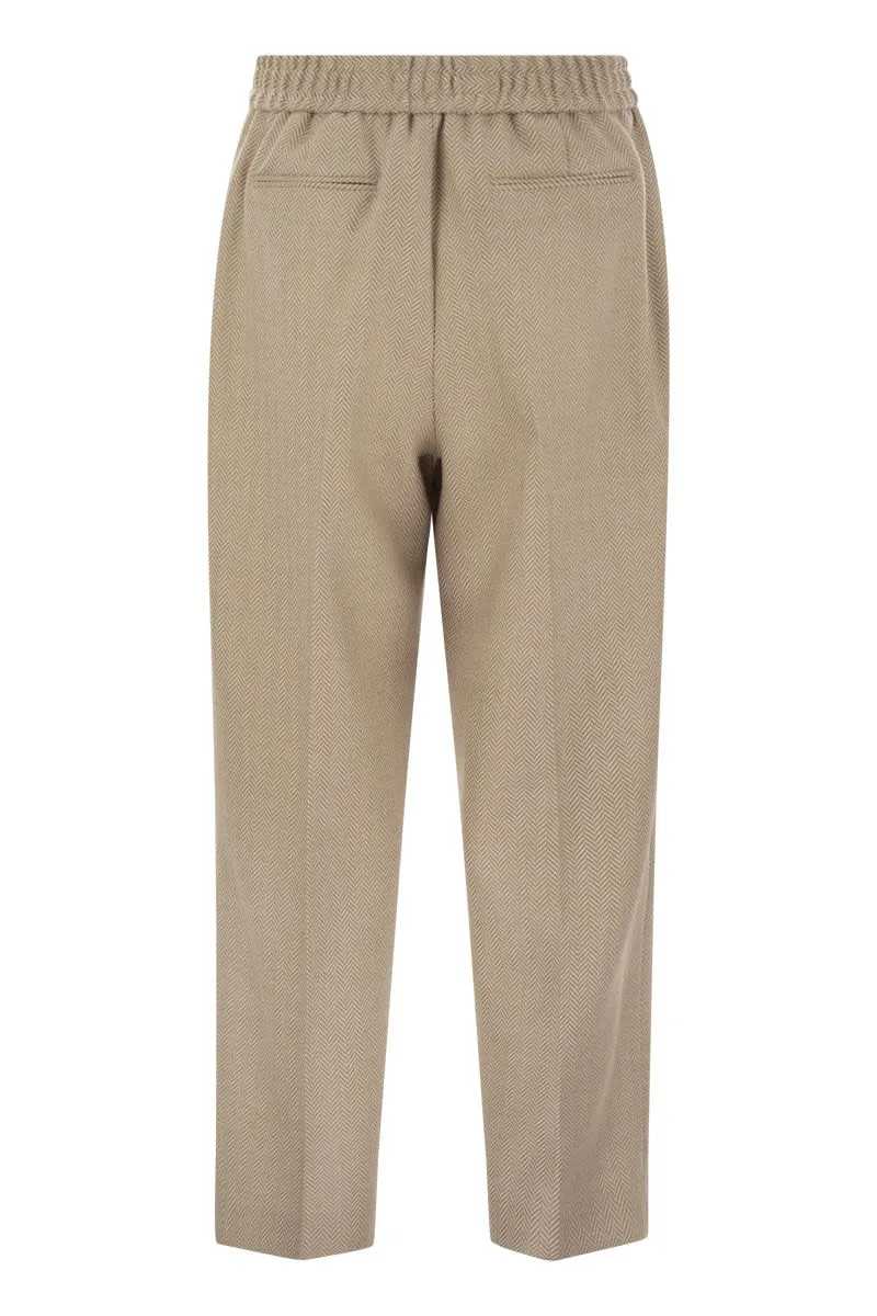 DAISY - WOOL AND CASHMERE PINSTRIPE PANTS sold by Lord & Taylor product image thumbnail 2