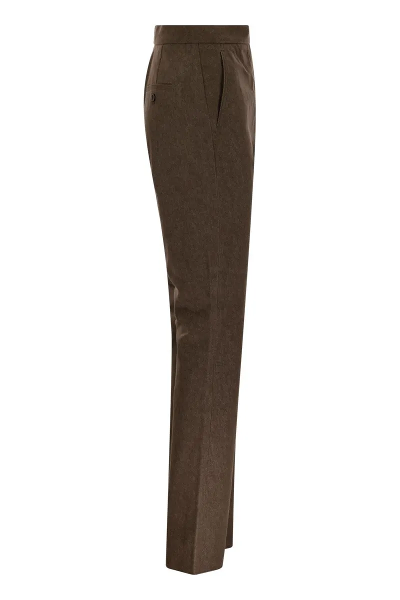 GALIZIA - SLIM FIT COTTON TROUSERS sold by Lord & Taylor product image thumbnail 3