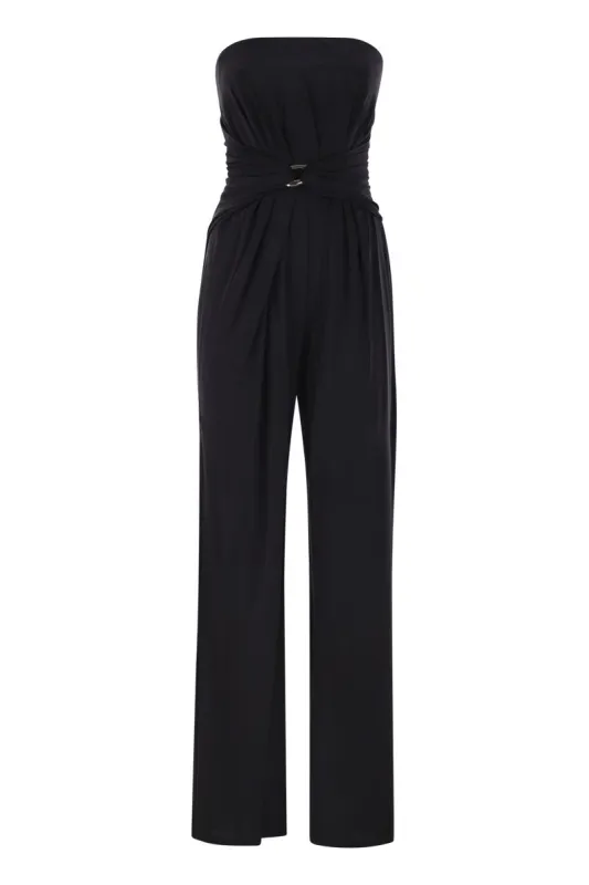 FIERO - VISCOSE JERSEY BUSTIER JUMPSUIT sold by Lord & Taylor