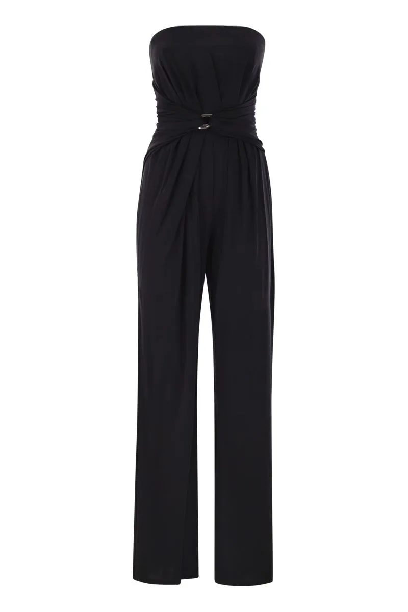 FIERO - VISCOSE JERSEY BUSTIER JUMPSUIT sold by Lord & Taylor