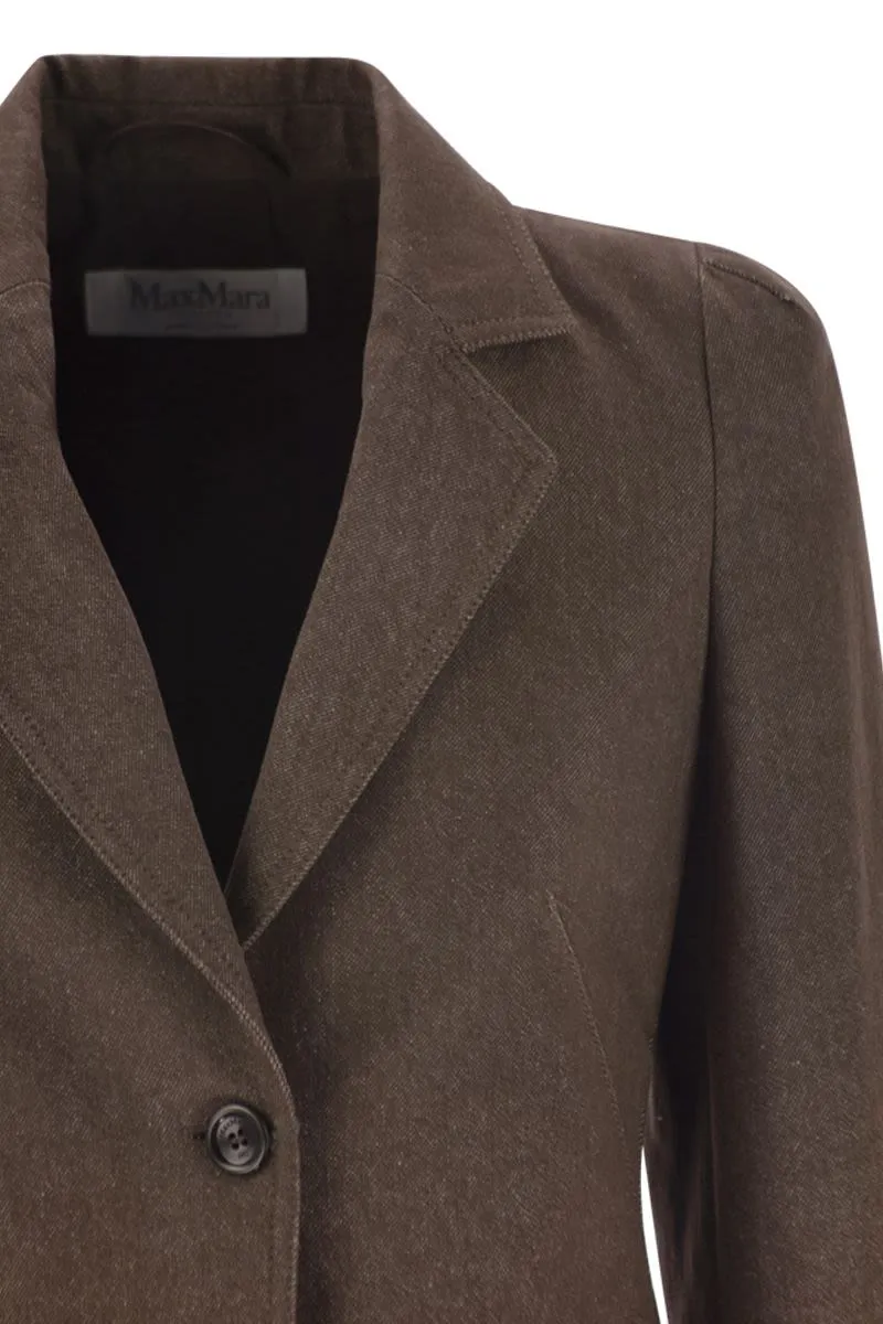 AGGUATI - DENIM-EFFECT COTTON BLAZER sold by Lord & Taylor product image thumbnail 4