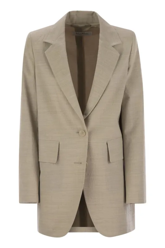 ACACIA1234 - SINGLE-BREASTED WOOL CANVAS BLAZER sold by Lord & Taylor