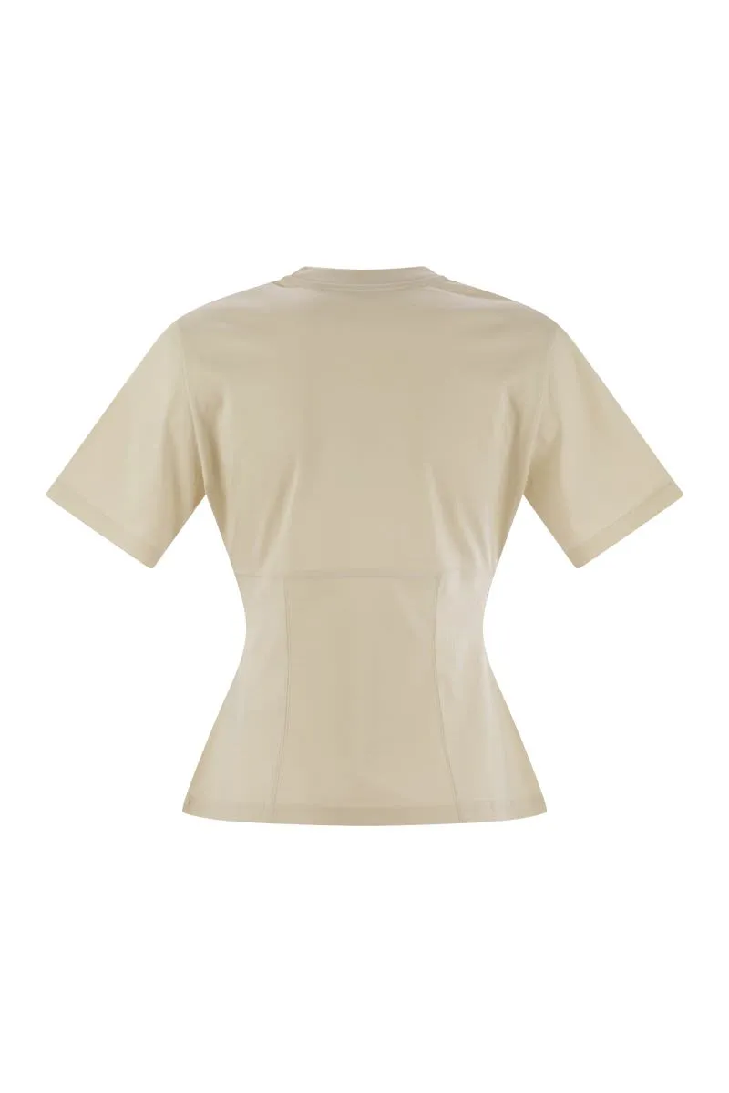 COTTON T-SHIRT WITH HANDMADE BEADS sold by Lord & Taylor product image thumbnail 2