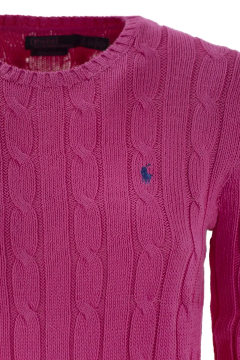 SLIM-FIT CABLE KNIT sold by Lord & Taylor product image thumbnail 4