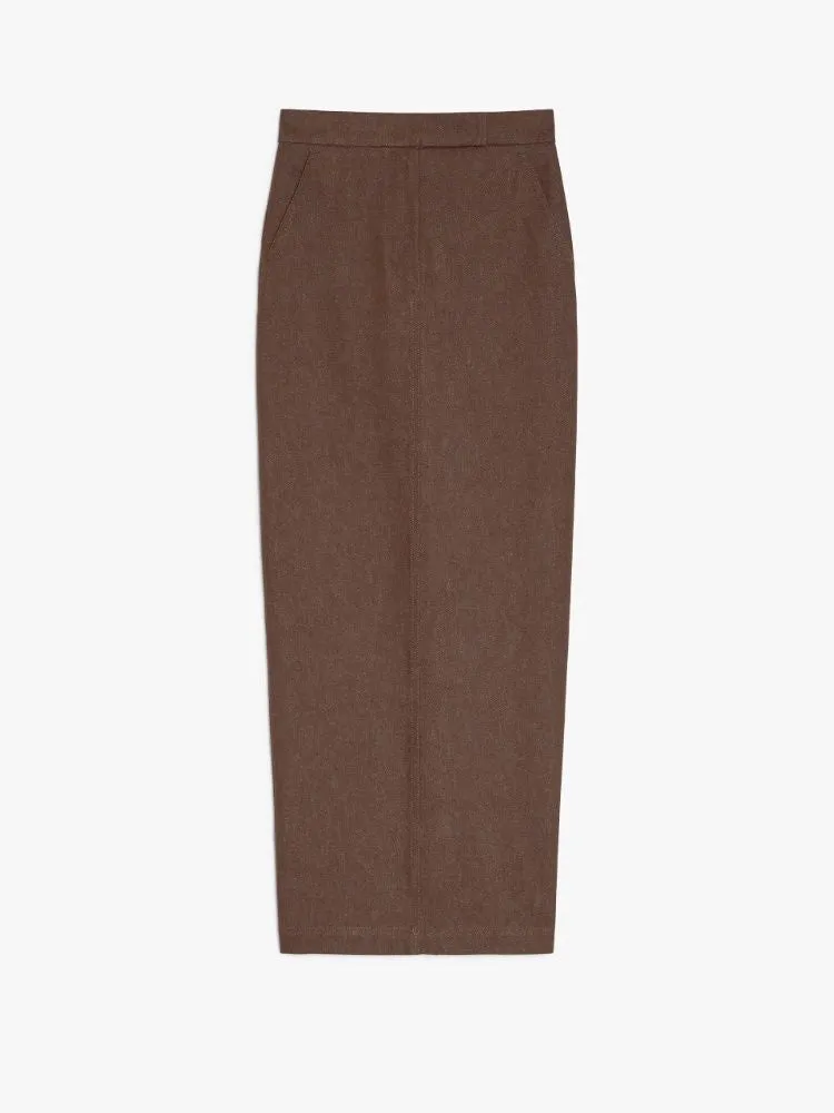 PIANOSA - DENIM-EFFECT COTTON SKIRT sold by Lord & Taylor