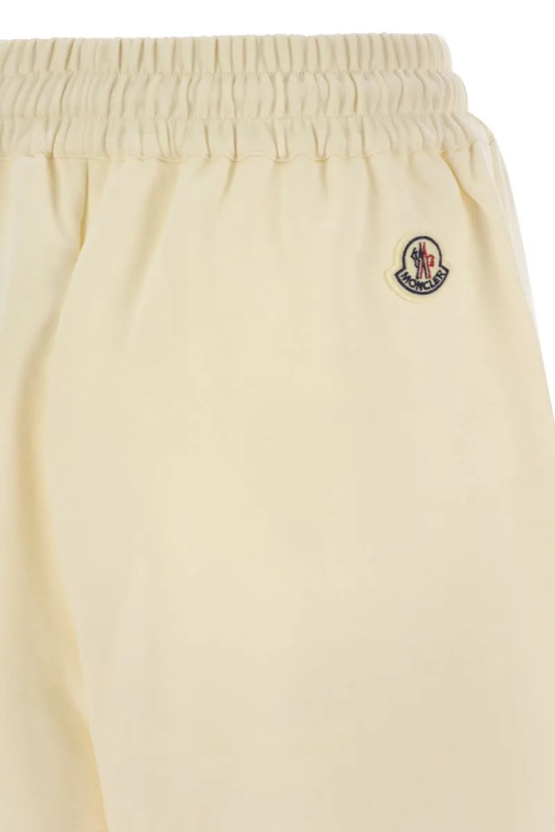 COTTON SHORTS WITH LOGO PATCH sold by Lord & Taylor product image thumbnail 4