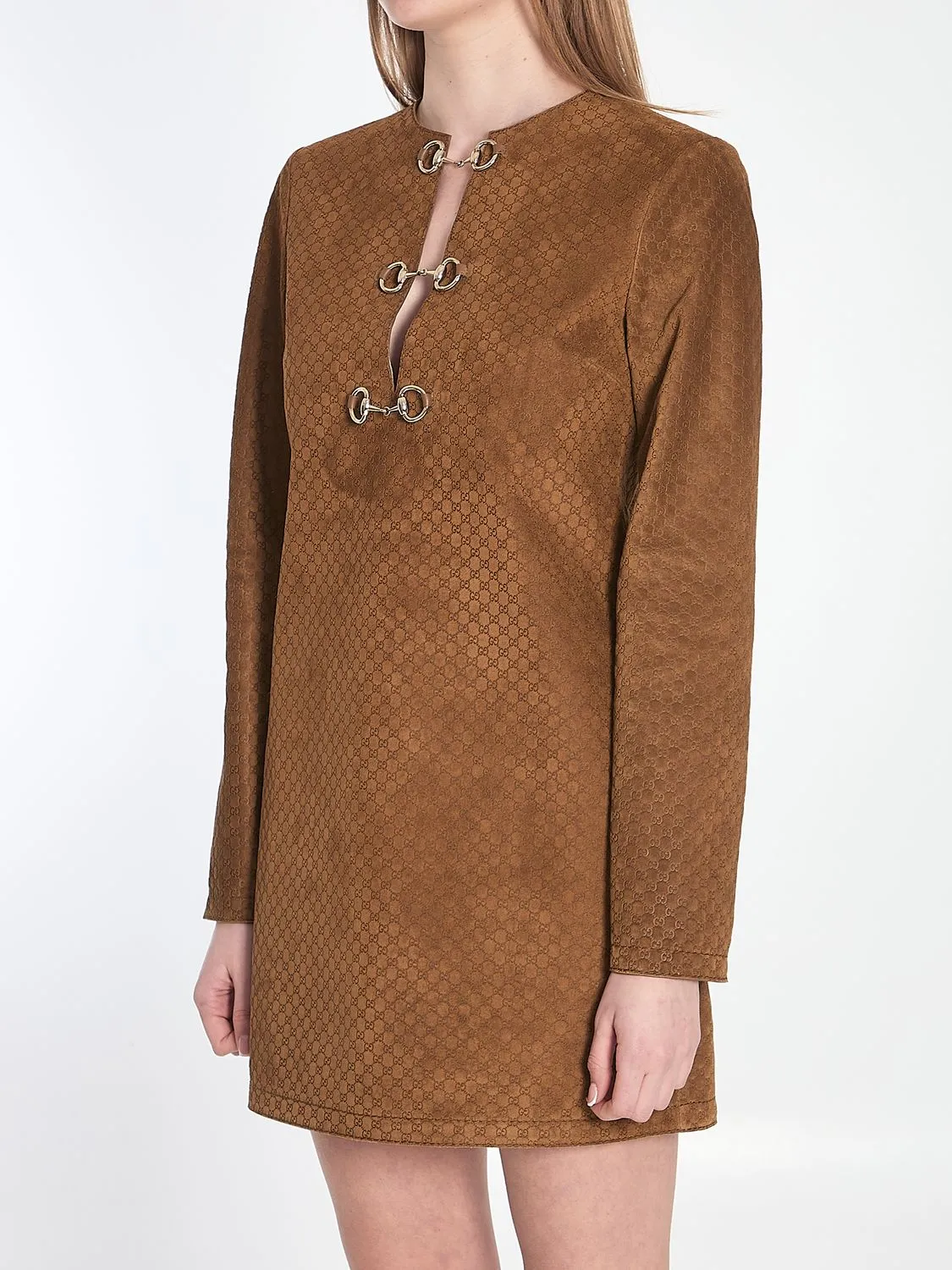 LEATHER MINI DRESS sold by Lord & Taylor product image thumbnail 2