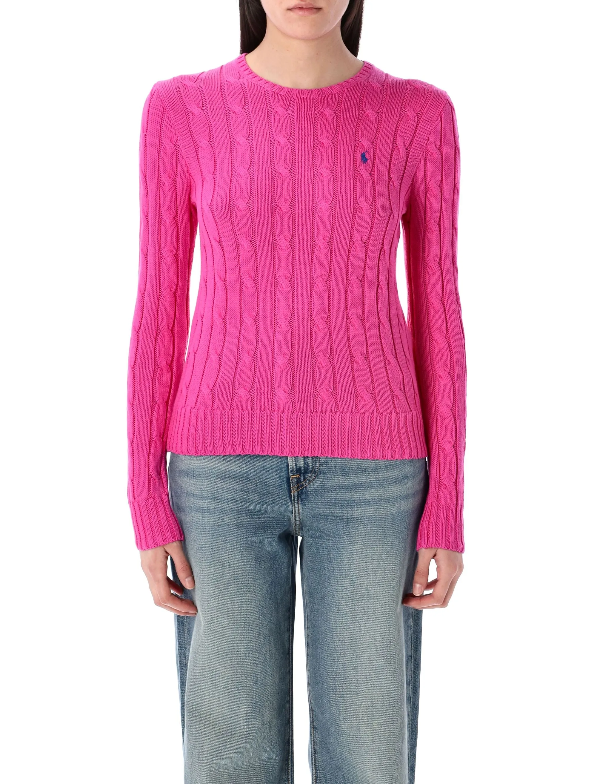 CABLE-KNIT COTTON CREWNECK SWEATER sold by Lord & Taylor