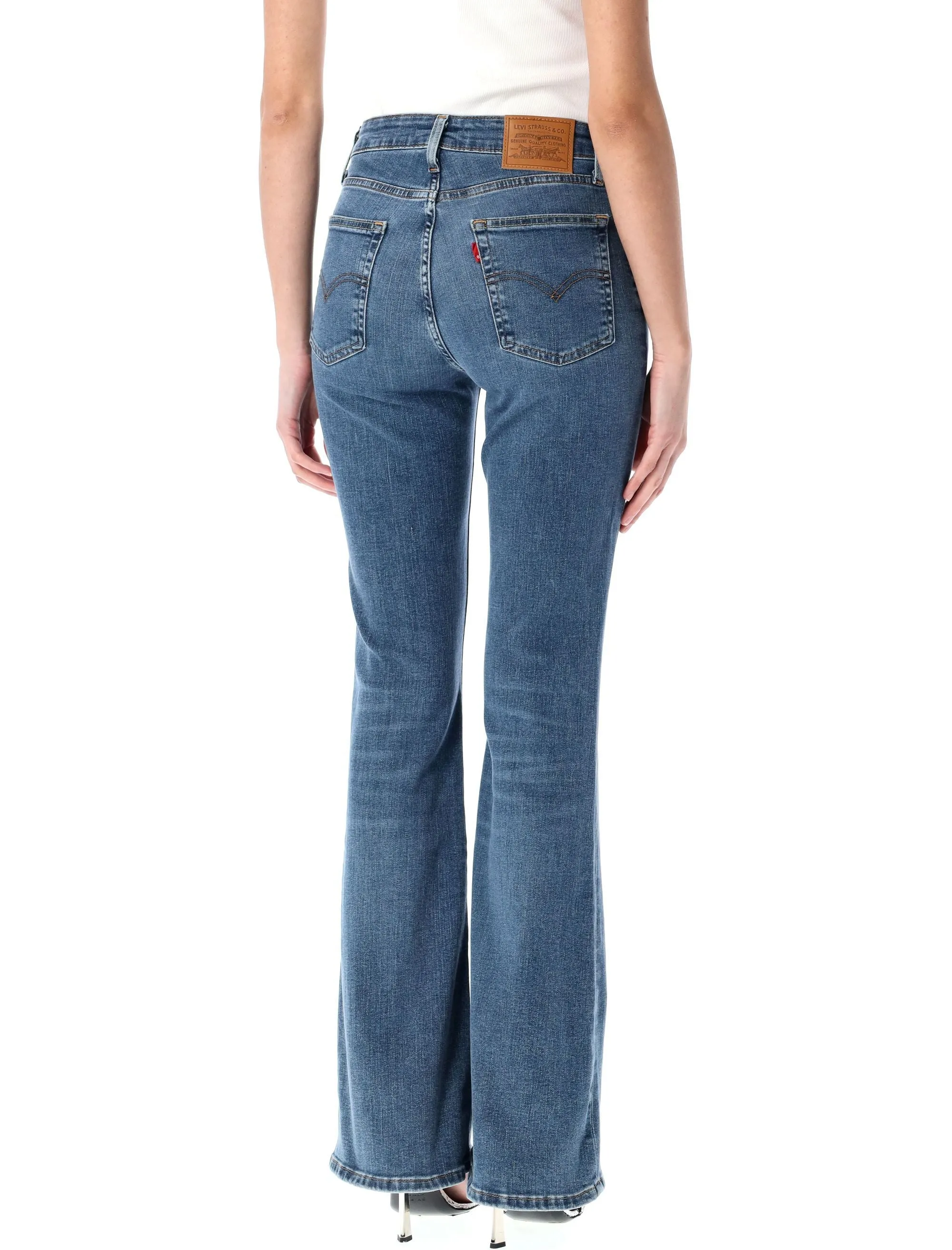 726 HIGH RISE FLARE JEANS sold by Lord & Taylor product image thumbnail 2