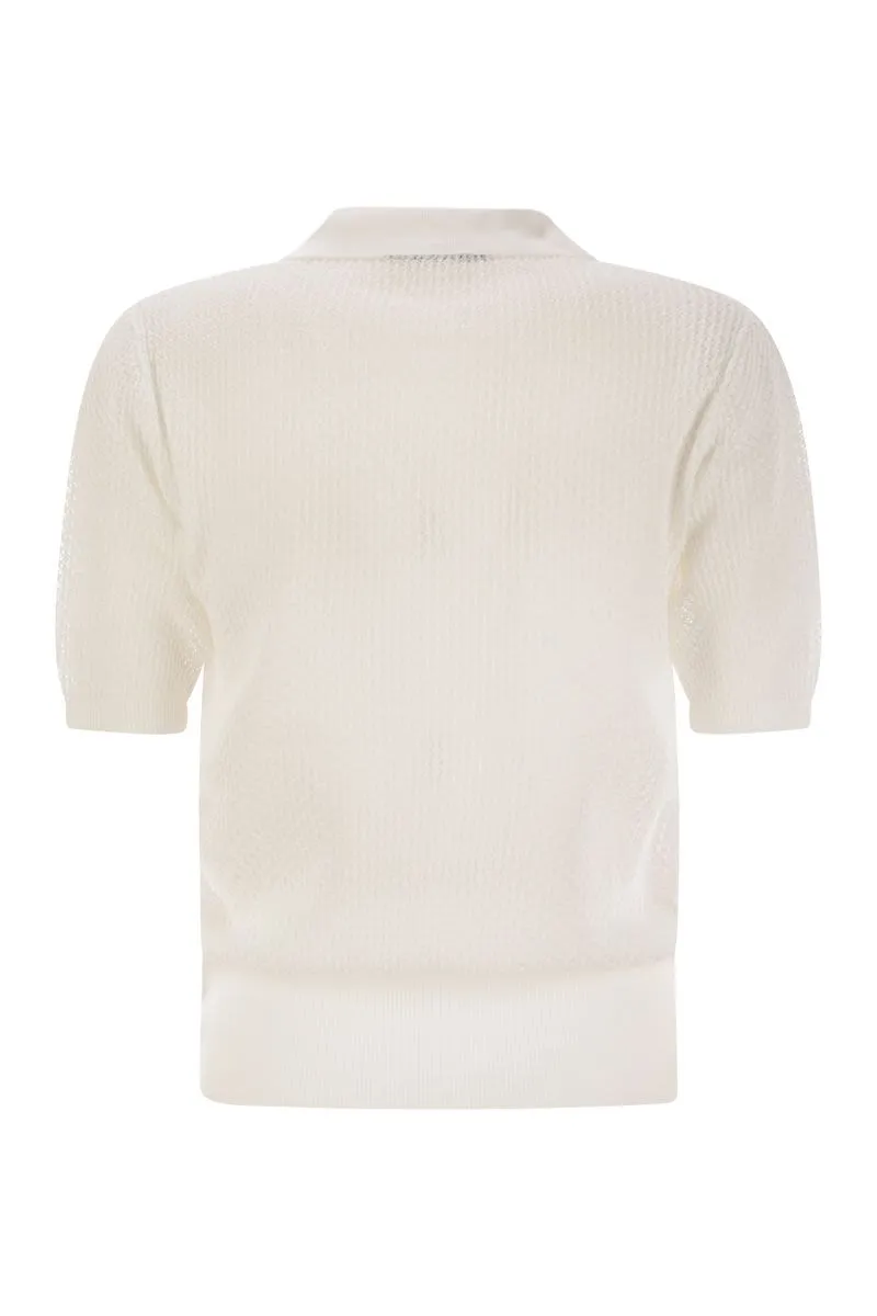 POLO SHIRT WITH DIAMOND THREAD sold by Lord & Taylor product image thumbnail 2