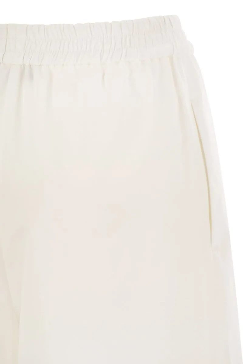 WIDE POPLIN TROUSERS sold by Lord & Taylor product image thumbnail 4