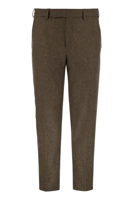 REBEL - WOOL AND SILK FLANNEL TROUSERS sold by Lord & Taylor