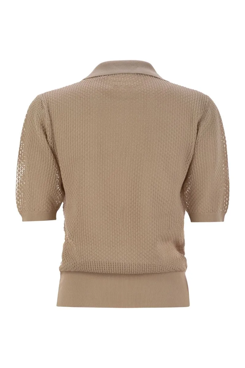 POLO SHIRT WITH DIAMOND THREAD sold by Lord & Taylor product image thumbnail 2