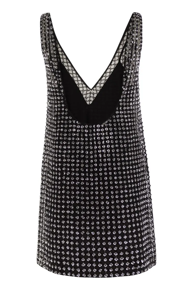RITA - SHORT ORGANZA AND SEQUIN DRESS sold by Lord & Taylor product image thumbnail 2