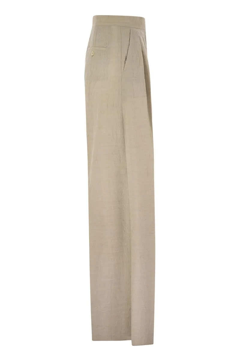 ACINOSO1234 - WOOL WIDE-LEG TROUSERS sold by Lord & Taylor product image thumbnail 3