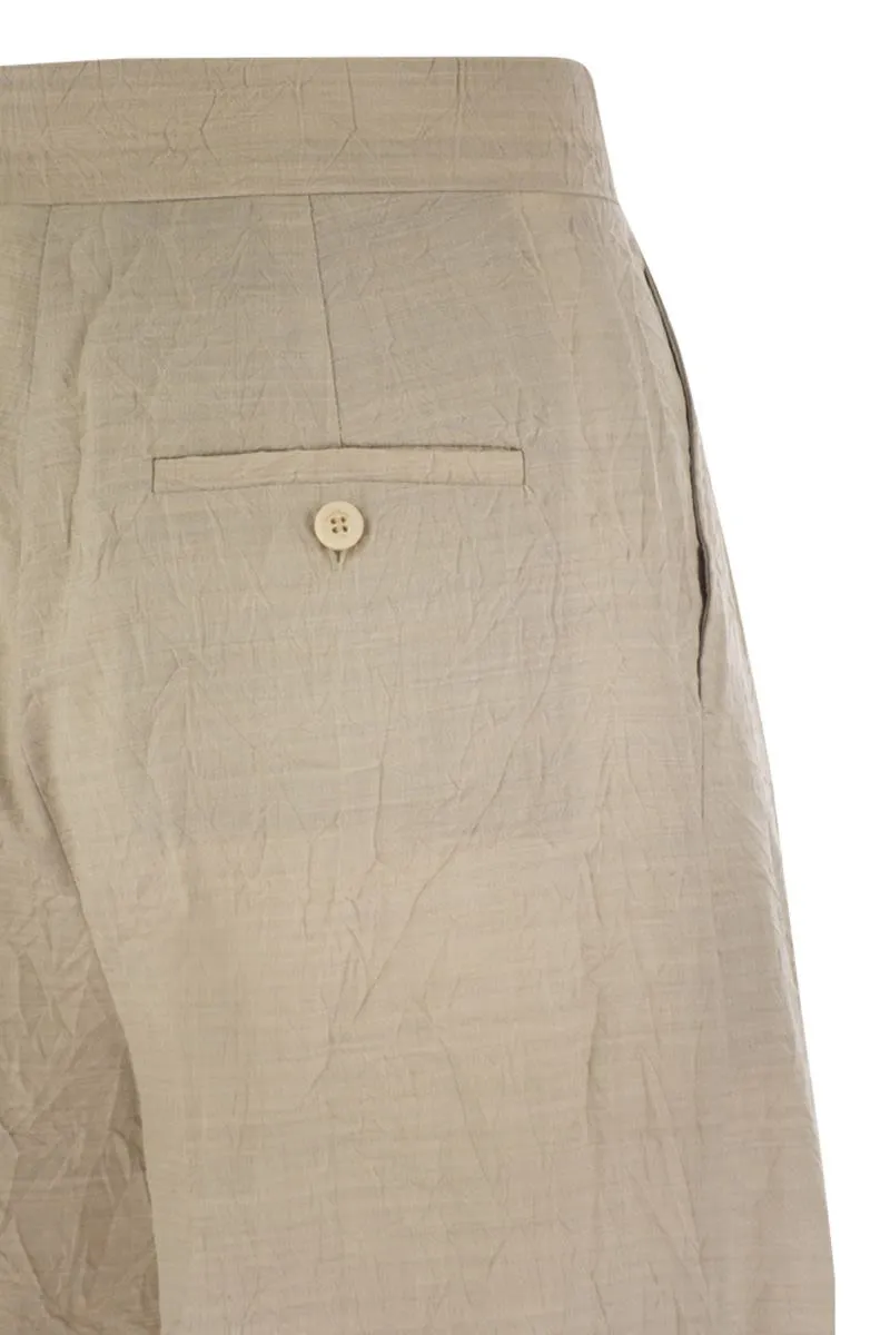 ACINOSO1234 - WOOL WIDE-LEG TROUSERS sold by Lord & Taylor product image thumbnail 4