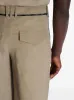 TAUPE CUPRO PLEATED PANTS sold by Lord & Taylor